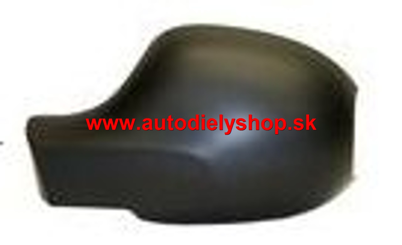 Renault TWINGO 8/2007-2012 kryt spätného zrkadla čierny ľavý