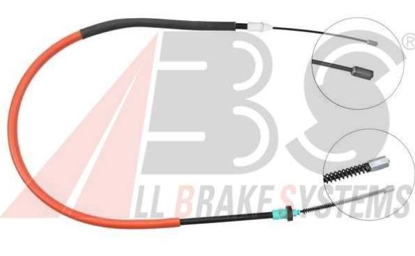 Renault TWINGO 8/2007-2012 ťažné lanko parkovacej brzdy  zadné ľavé /A.B.S/