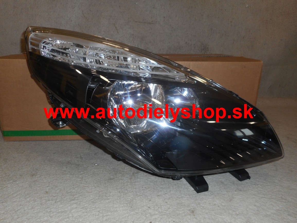 Renault SCENIC III 2/2009- predné svetlo H7+H7 Pravé