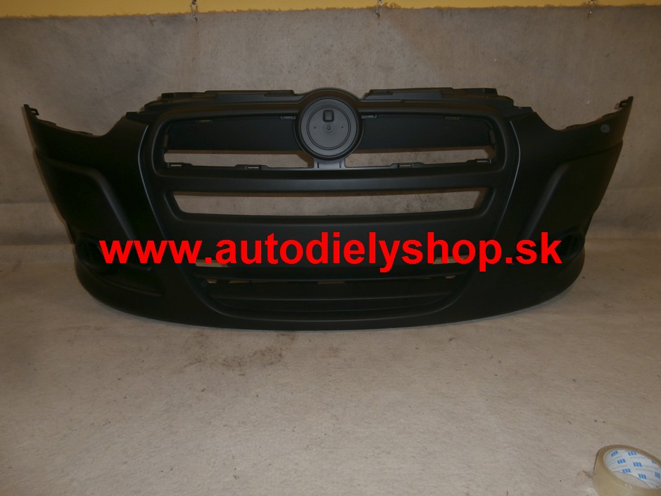 Fiat DOBLO 2/2010- Predný nárazník, čierny