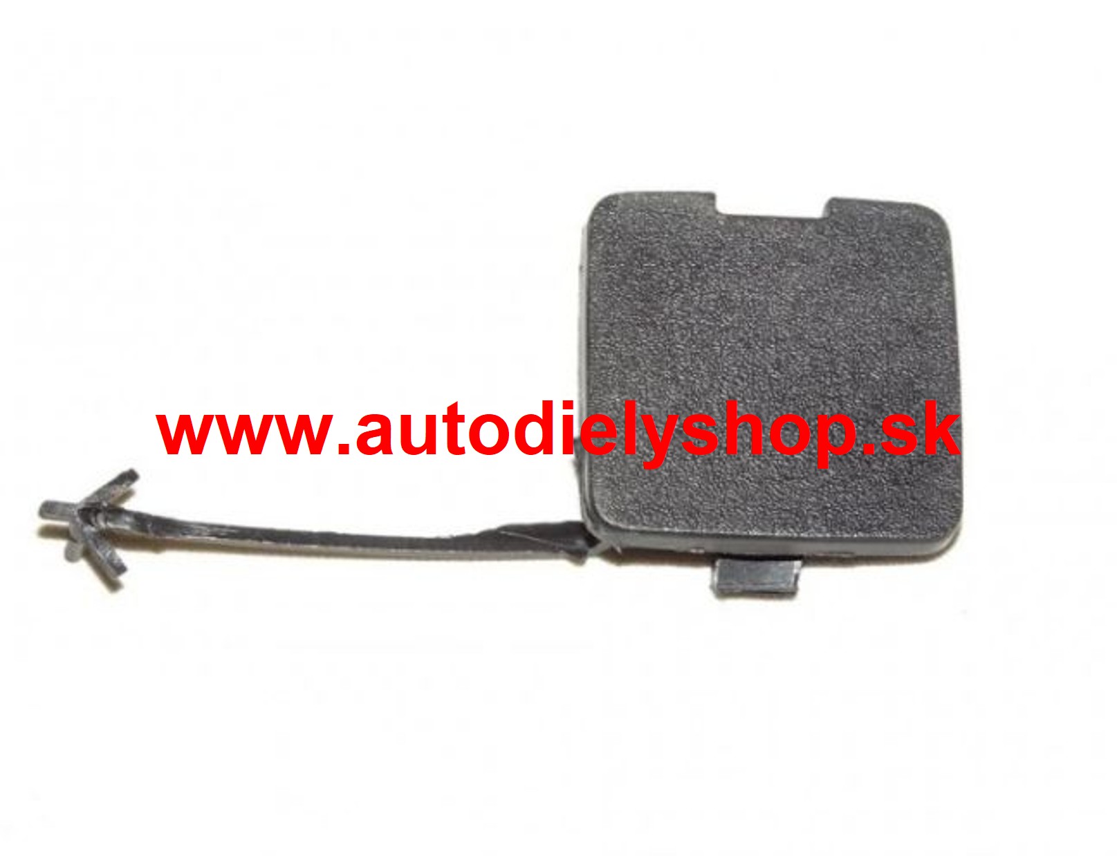 Fiat DOBLO 2/2010- krytka ťažného háku zad. nárazníka čierna ORIGINÁL
