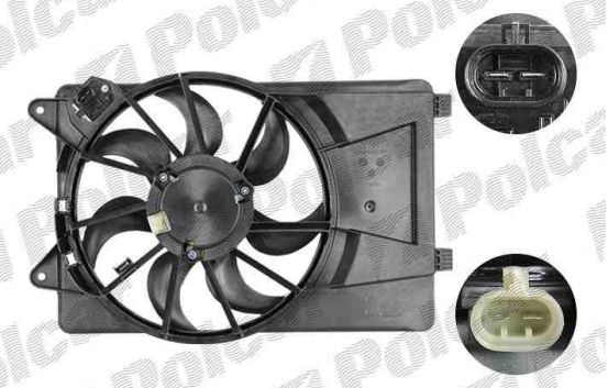 Fiat DOBLO 2/2010- ventilátor chladičov pre 1,4