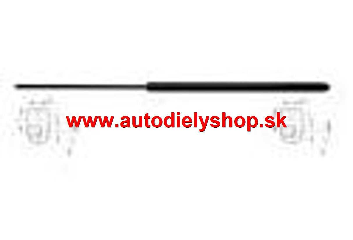 Audi A3 8/2008-2012 vzpery kapoty L+P