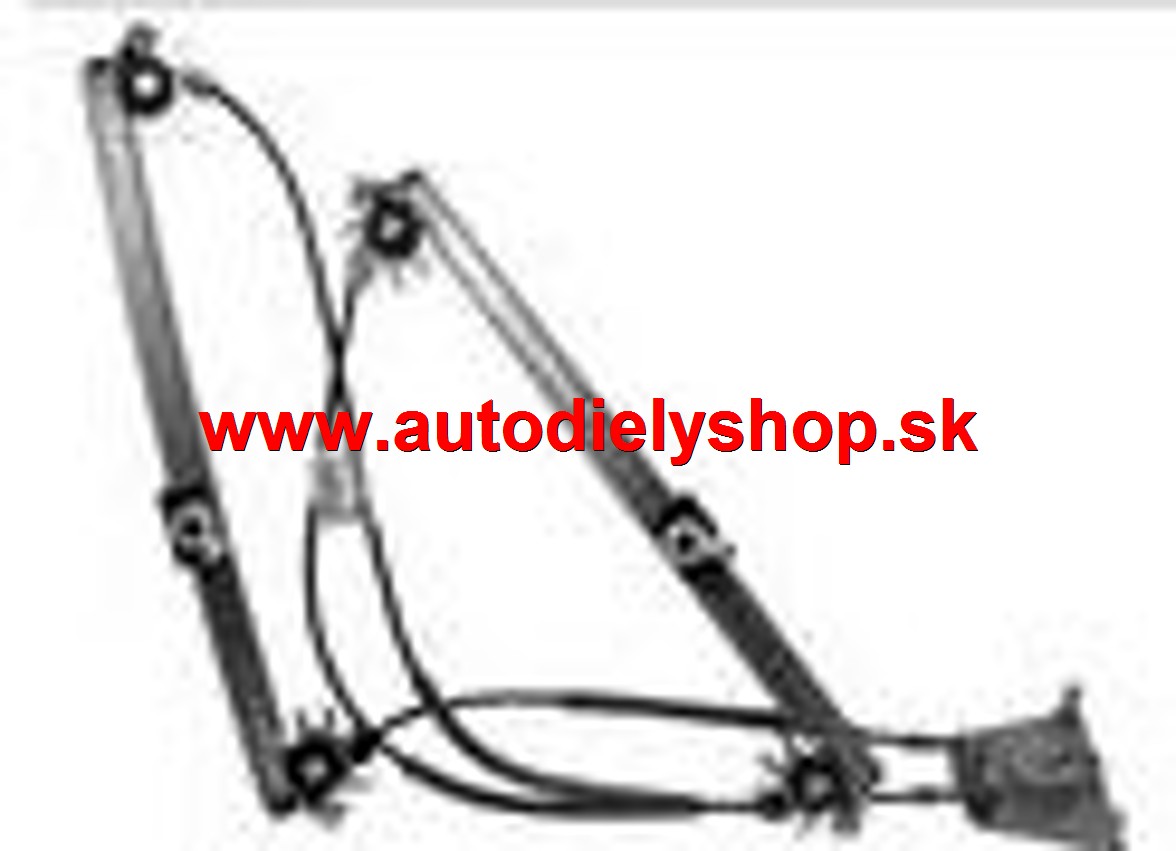 Audi A3 8/2008-2012 mechanizmus sťahovania predného okna Ľavý 3dv