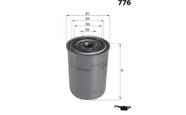 Hyundai ix35 4/2010- olejový filter pre 1,6-2,0-2,0 4WD /MECAFILTER/