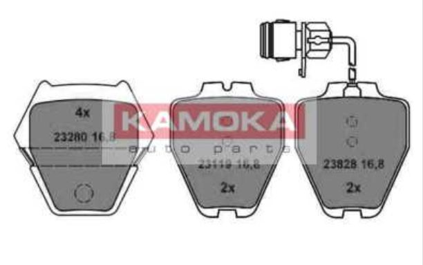 Audi A8 10/98-03 predné brzdové platničky KAMOKA