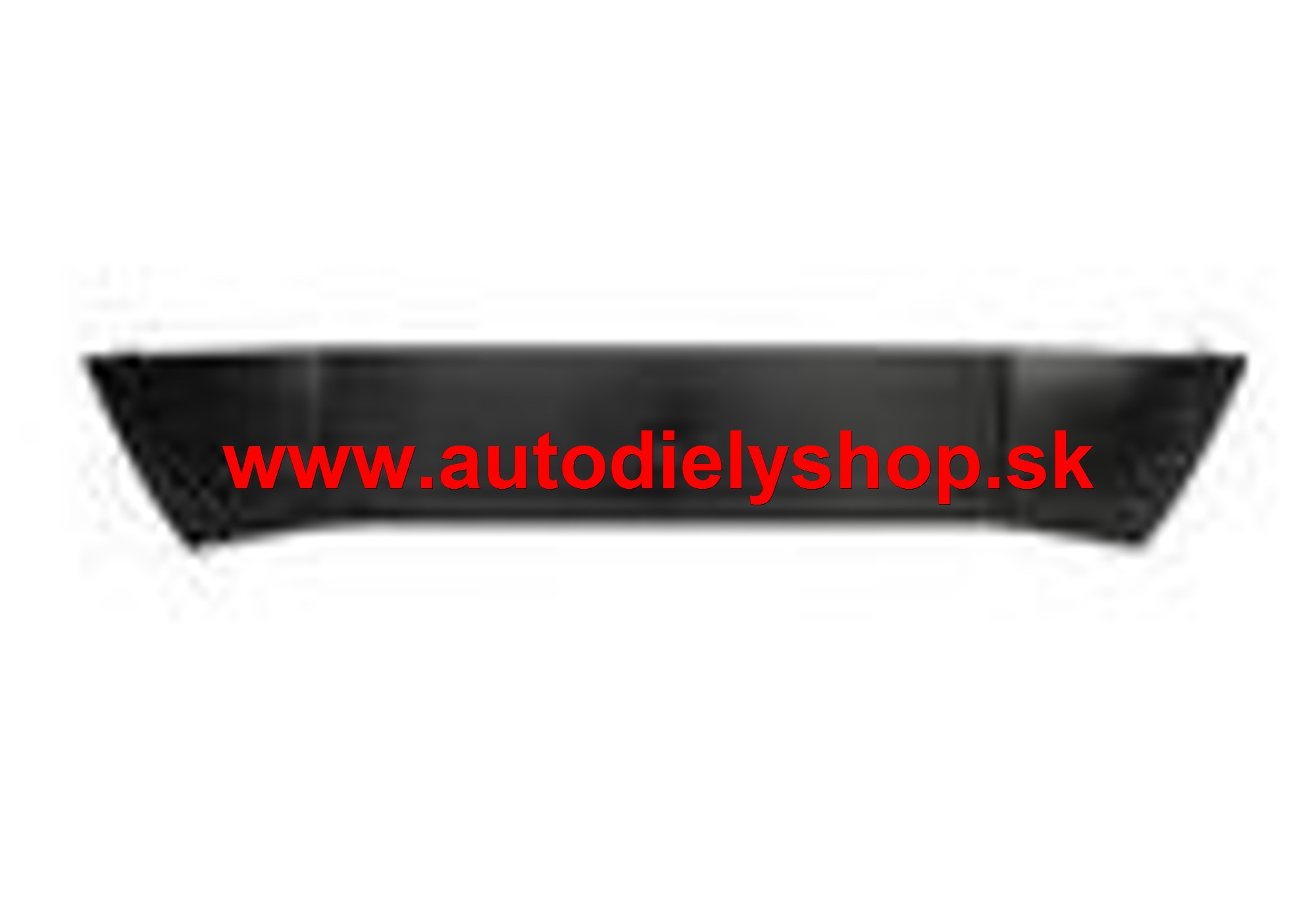 Citroen C3 II 11/09- Plastový držiak ŠPZ predného nárazníka