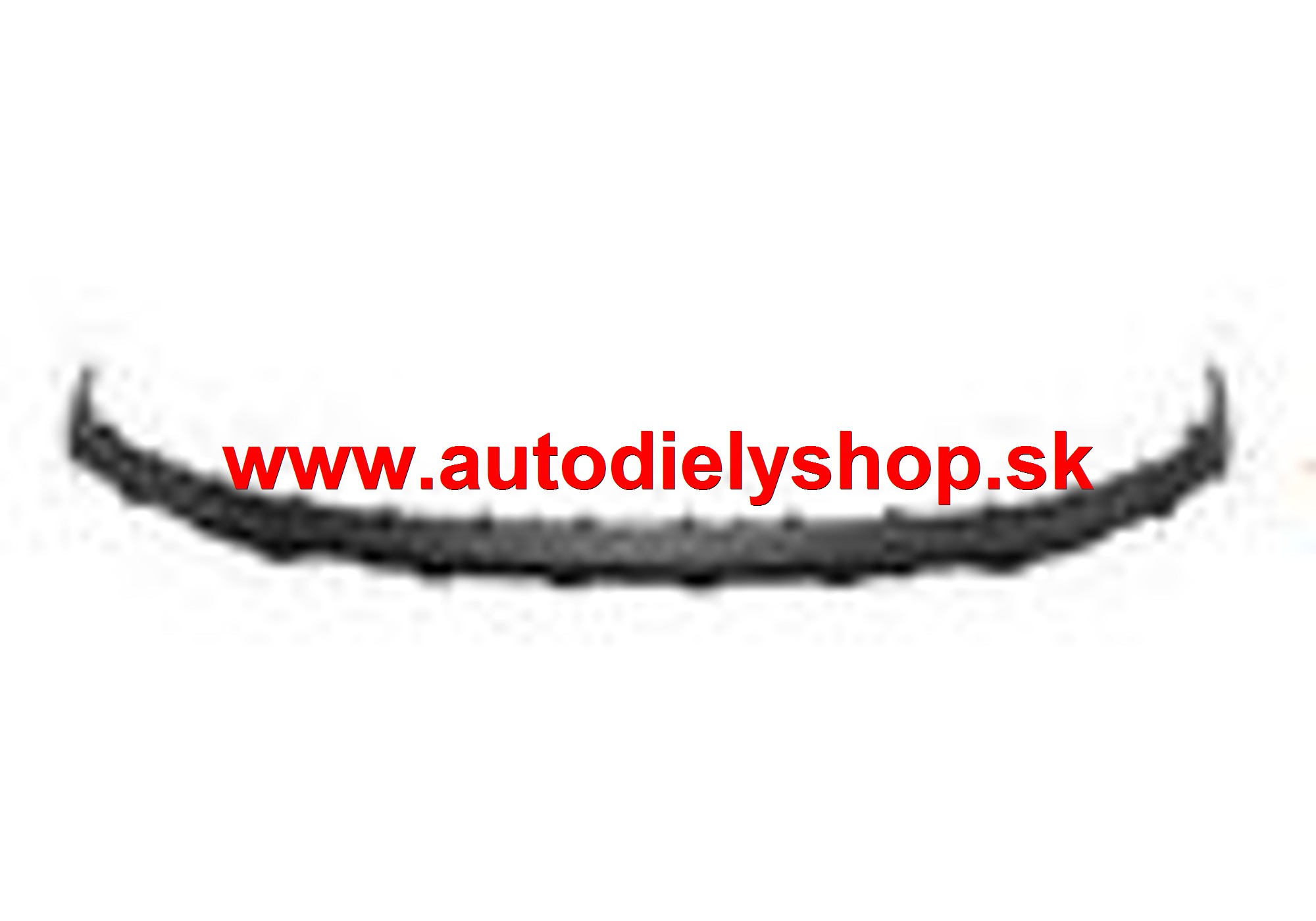 Citroen C3 II 11/09- Spojler predného nárazníka ORIGINÁL