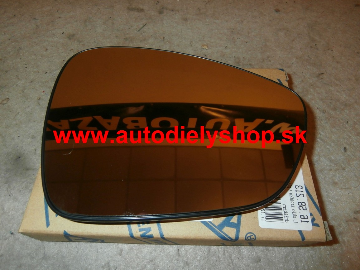 Citroen C3 II 11/09- sklo zrkadla s držiakom vyhrievané pravé 