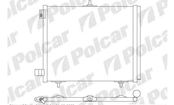 Citroen C3 II 11/09- chladič klimatizácie 