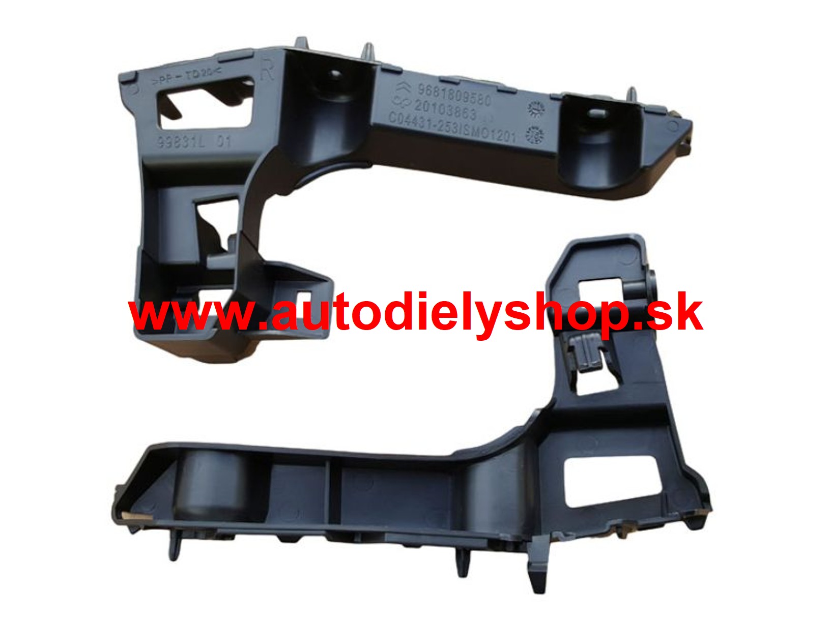 Citroen C3 PICASSO 09- bočný držiak predného nárazníku L+P ORIGINÁL