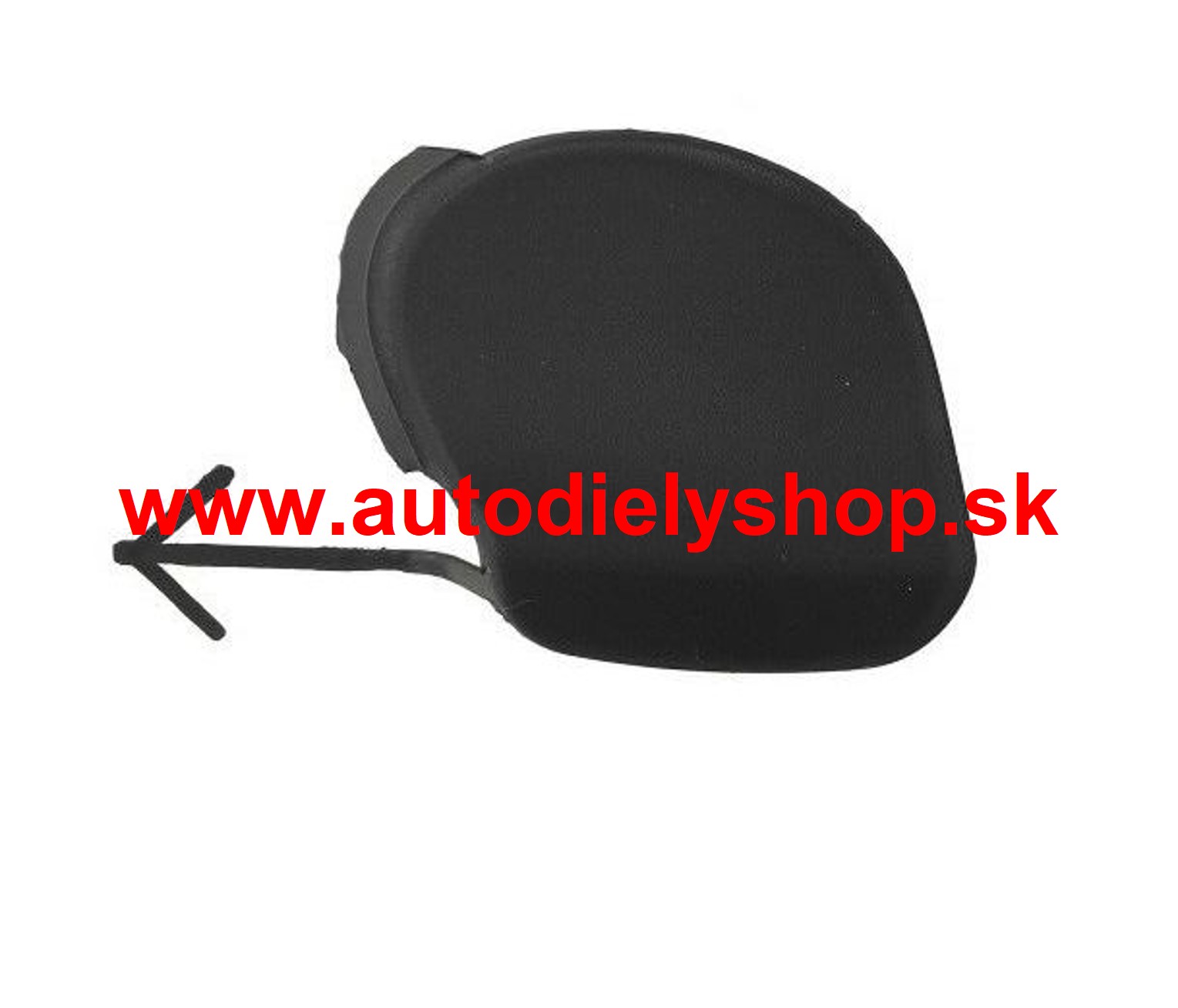 Citroen C3 PICASSO 09- Krytka tažného háku pred. nárazníku čierna 