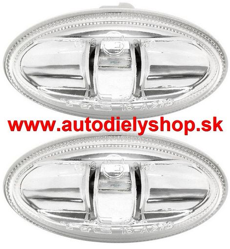 Citroen C3 PICASSO 09- bočné smerovky číre sada L+P