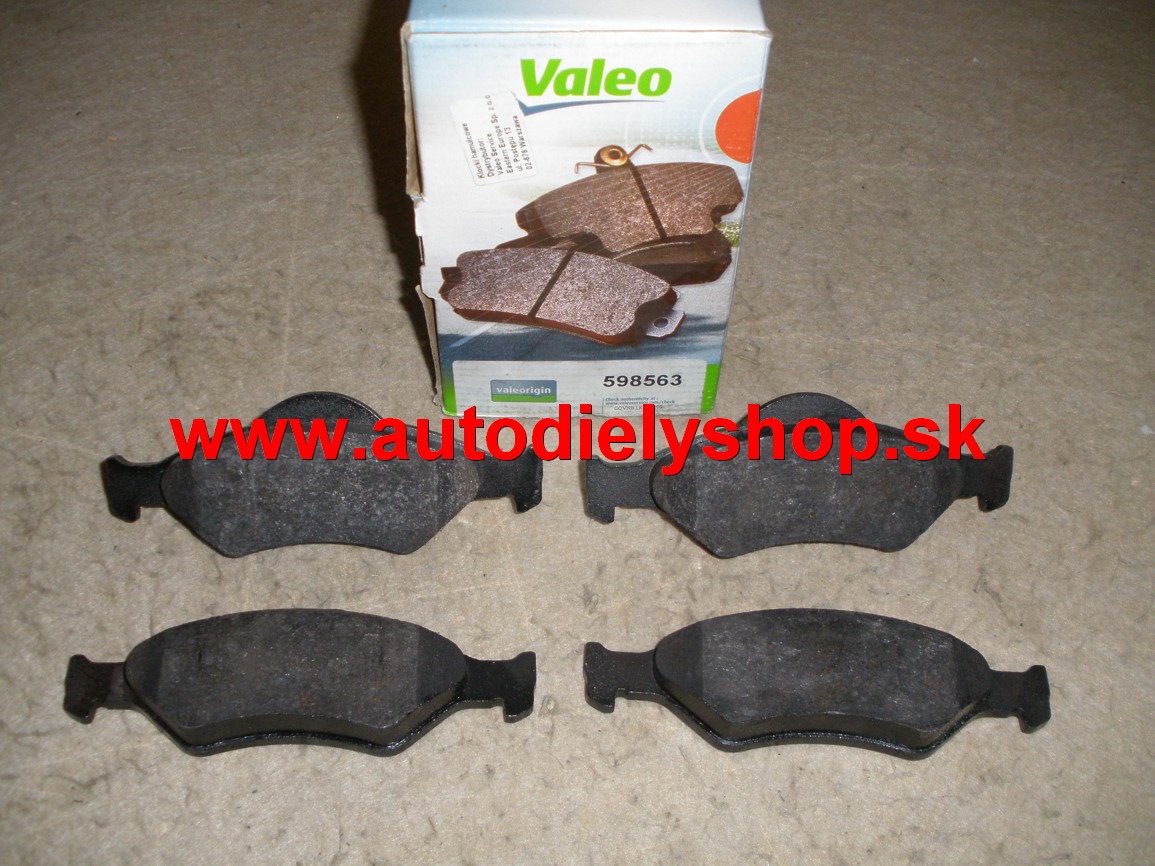 Ford Escort 95- predné platničky sada " VALEO "