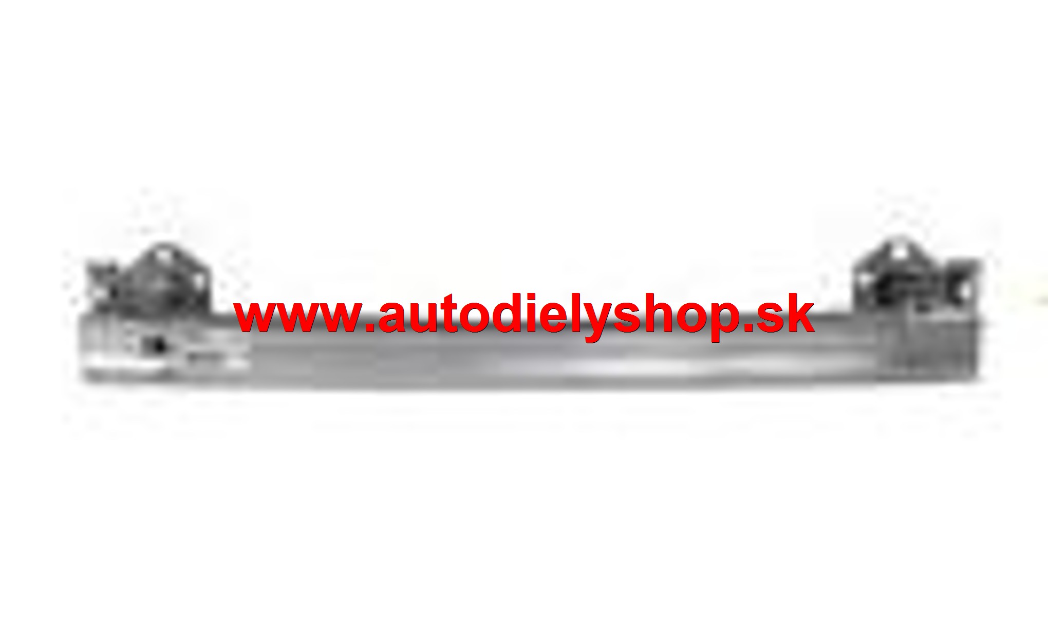Citroen C4 II 11/09- Výstuha predného nárazníka, oceľ