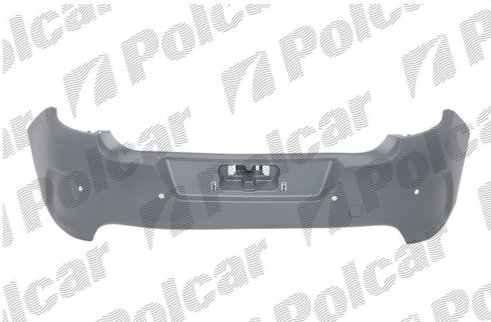 Citroen C4 II 11/09- Zadný nárazník pre lak pre senzory