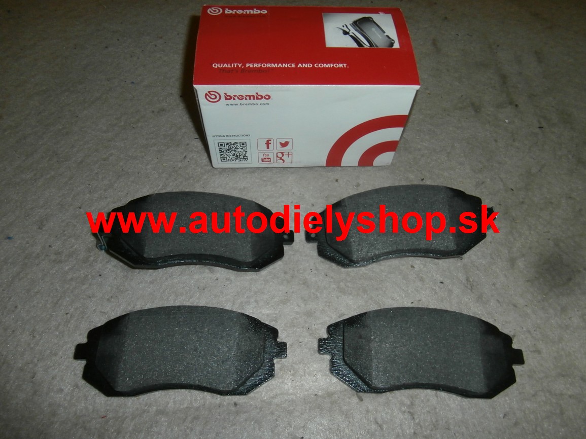 Subaru LEGACY V 09/09-  predné brzdové platničky sada 