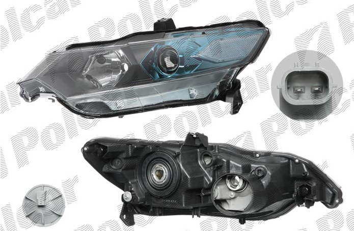 Honda INSIGHT 04/09- hlavný reflektor ľavý, xenon D2S+ HB3