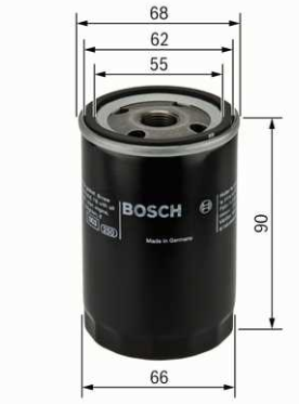Honda INSIGHT 04/09- olejový filter /BOSCH/