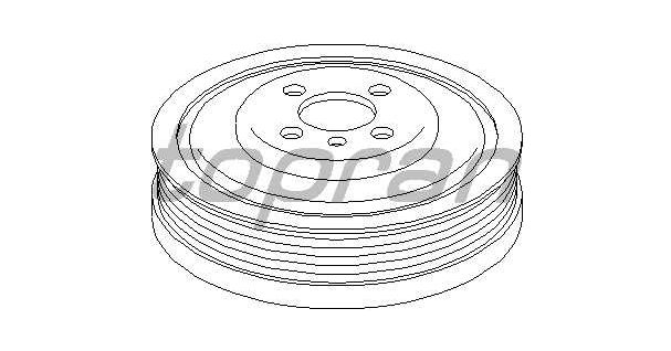 Audi Q5 11/2008-remenica kľukového hriadeľa