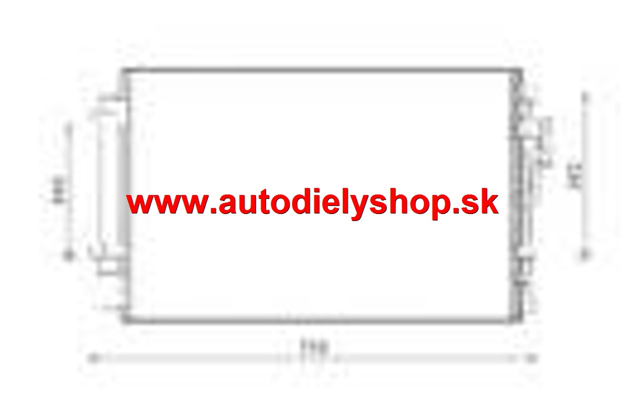 Kia SORENTO 11/2009- chladič klimatizácie 