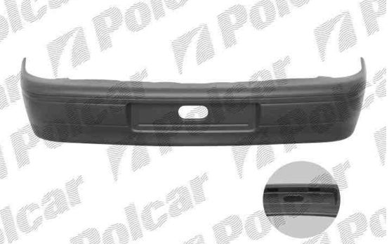 Renault CLIO 5/96-8/98 zadný nárazník čierny od roku 04.96-