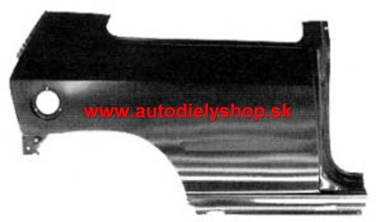 Renault CLIO 5/96-8/98 zadný blatník pravý pre 3dv.
