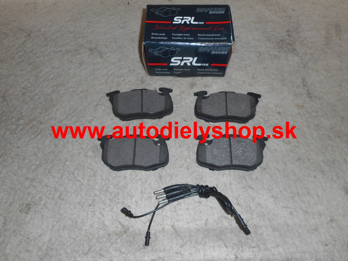 Renault CLIO 5/96-8/98 predné brzdové platničky sada /SRL/