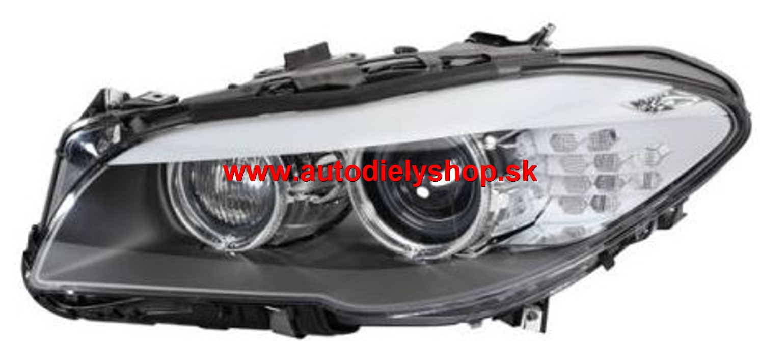 BMW 5 F10, F11 3/2010- predné svetlo BI-XENON D1S pravé /HELLA/
