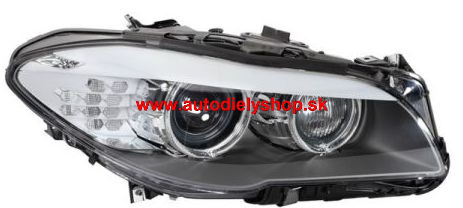 BMW 5 F10, F11 3/2010- predné svetlo BI-XENON D1S ľavé /HELLA/