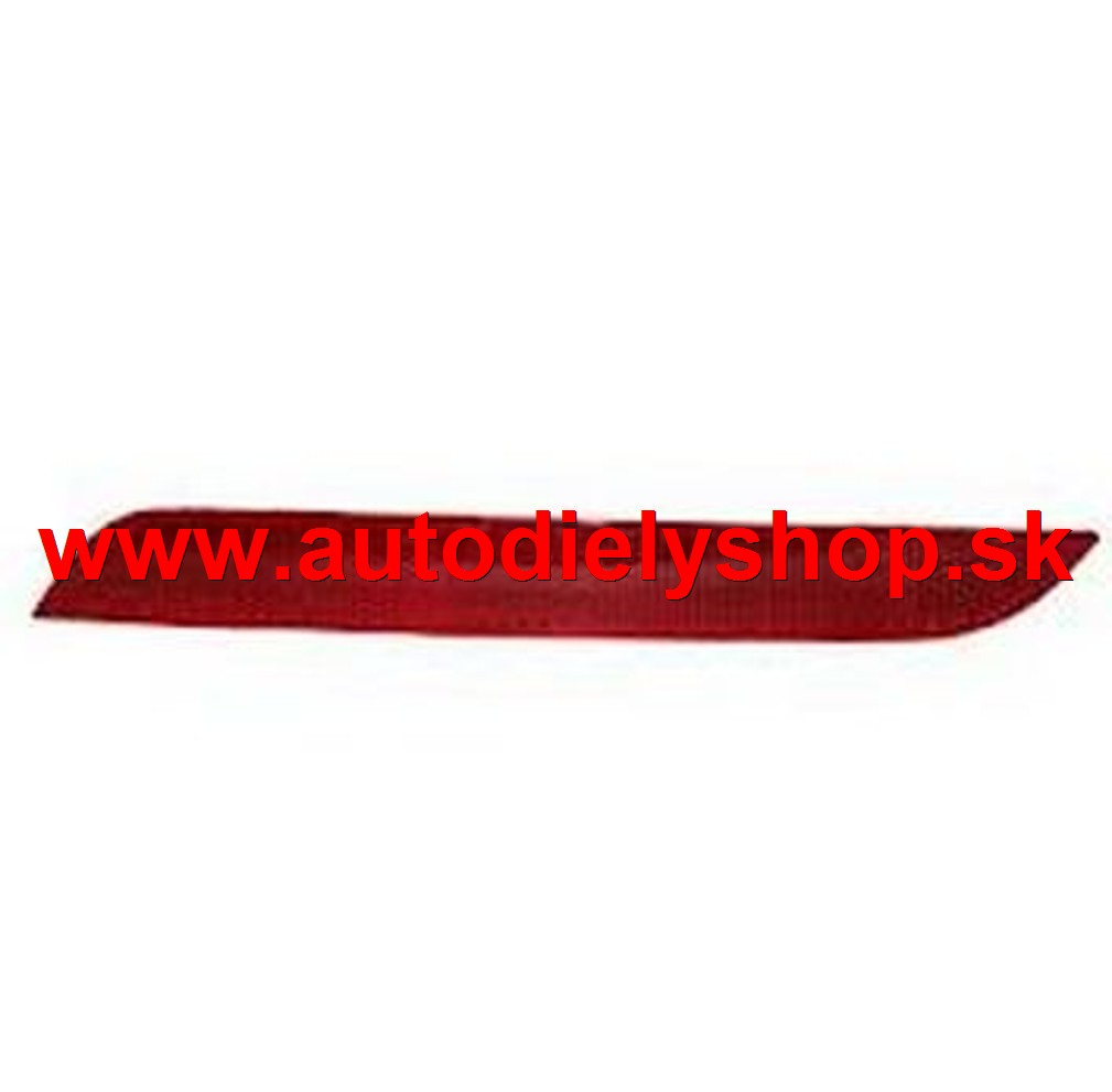 BMW 5 F10, F11 3/2010- odrazka do zadného nárazníka pre SEDAN pravá ORIGINÁL