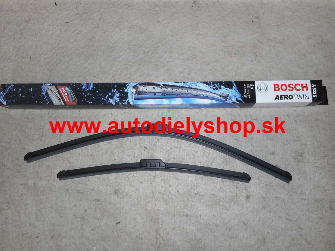 BMW 5 F10, F11 3/2010- predné stierače sada L+P 650+450 mm /BOSCH/
