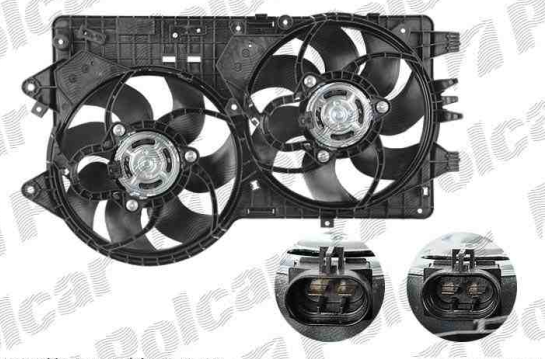 Lancia DELTA 09/08- ventilátory chladičov - 1.9 D Multijet