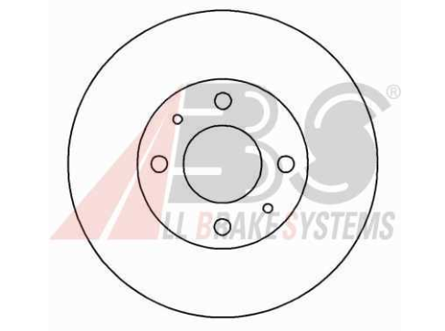 Lancia DELTA 09/08-  zadné brzdové kotúče sada L+P, /A.B.S./