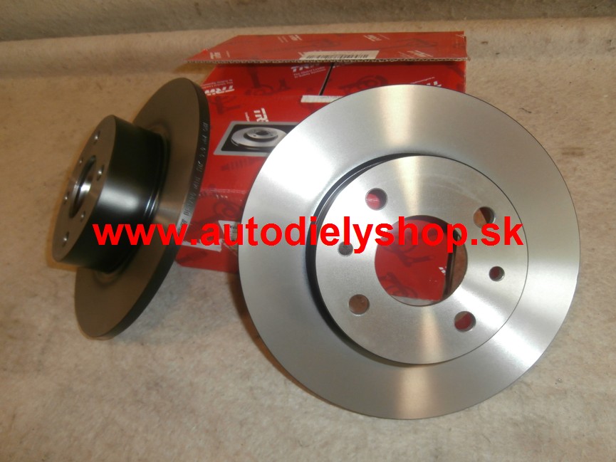 Lancia DELTA 09/08-  zadné brzdové kotúče 251mm Sada L+P / TRW