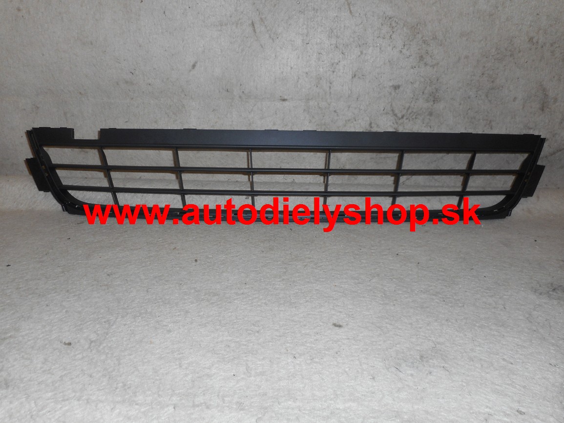 VW SHARAN 5/10- Stredná mriežka predného nárazníka, pre chromovú lištu, ORIGINÁL