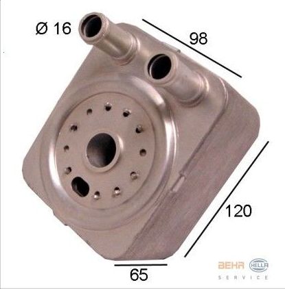 Audi TT 1/99-06 chladič motorového oleja