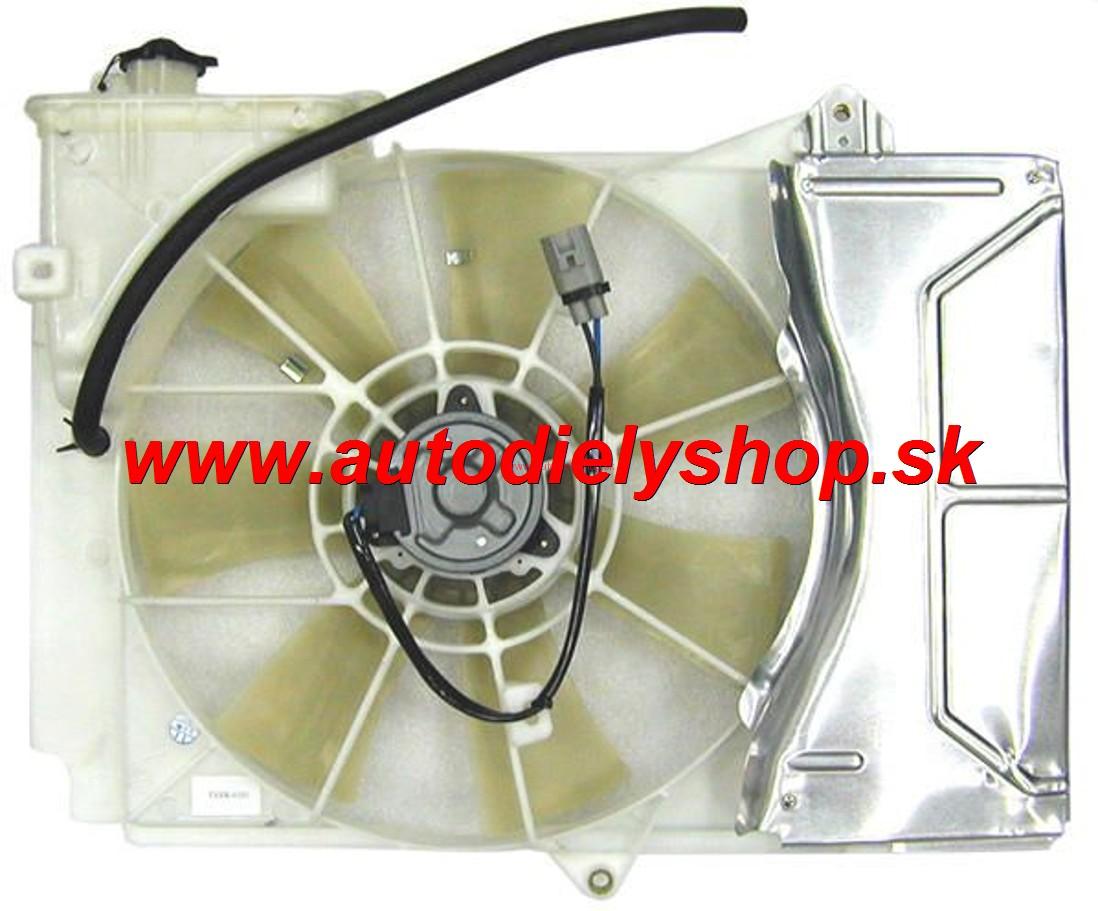 Toyota YARIS 4/99-1/06 ventilátor chladičov 1,3i 