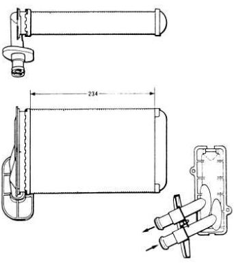 Audi TT 1/99-06 radiator kúrenia