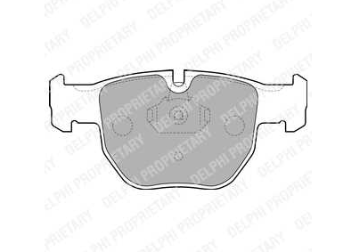 Land Rover DISCOVERY 98-04 predné brzdové platničky /DELPHI/