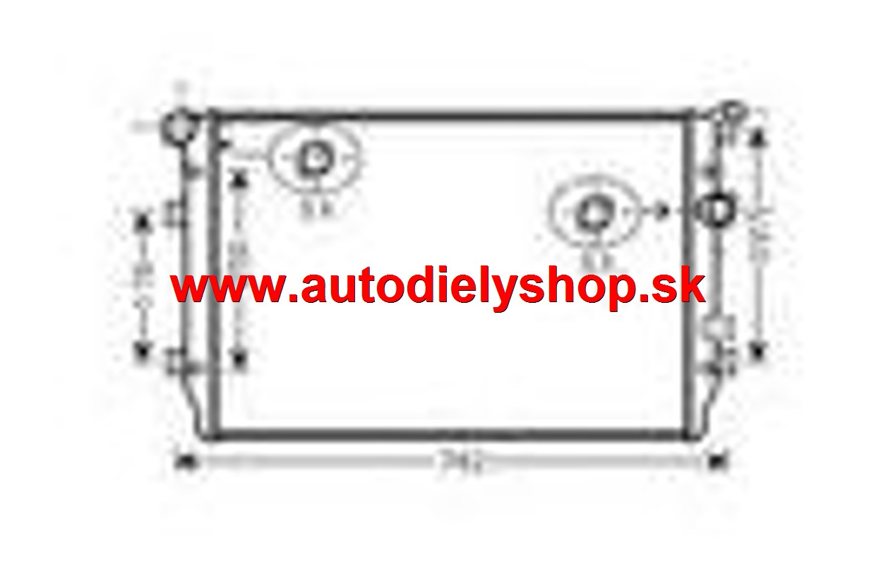 VW SHARAN 5/10- chladič vody pre 1,4 TSI /TOP QUALITY/