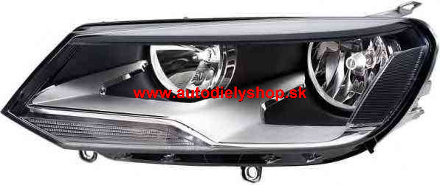 VW TOUAREG 01/10- Predné svetlo H15+H7+H7 ľavé /HELLA/