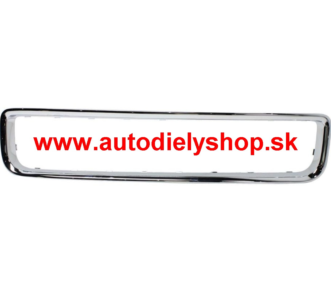 VW TOUAREG 11/02- chrómový rámik krytu nárazníka 