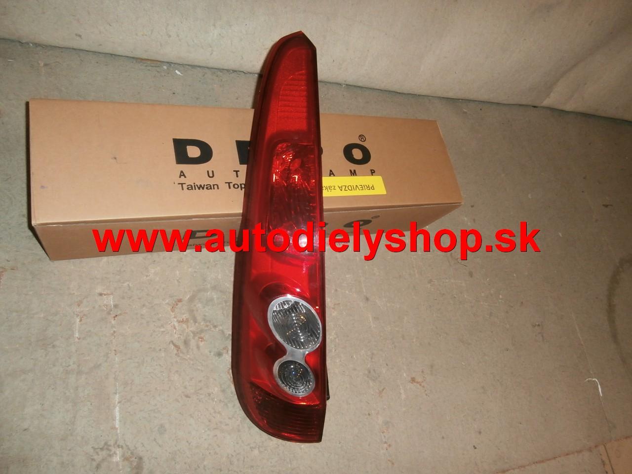  Ford Fiesta 10/05-10/08 zadné svetlo 5dver. ľavé 