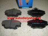   Audi 80 9/86-9/91 predné platničky Sada 