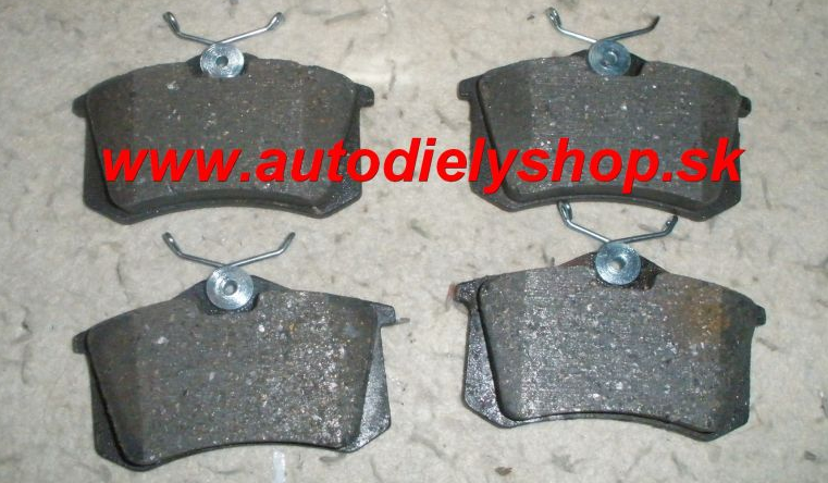 Škoda FABIA 3/2010- Zadné platničky sada /A.B.S./