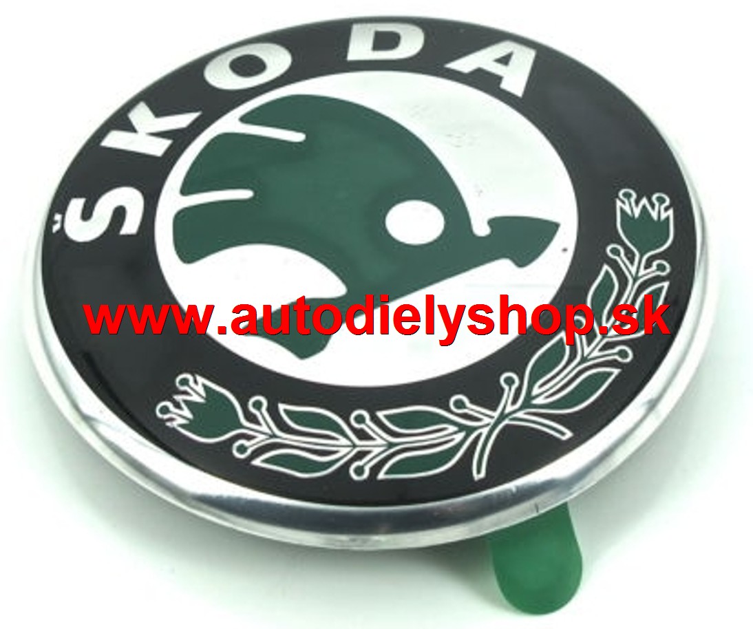 Škoda ROOMSTER 4/2010-  Znak "ŠKODA" zadný ORIGINÁL