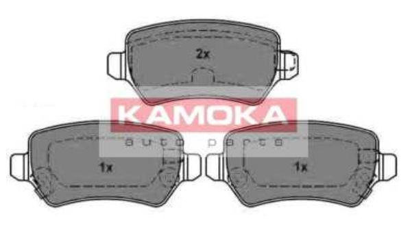 Opel ZAFIRA 2/2008-2011 zadné brzdové platničky sada /KAMOKA/