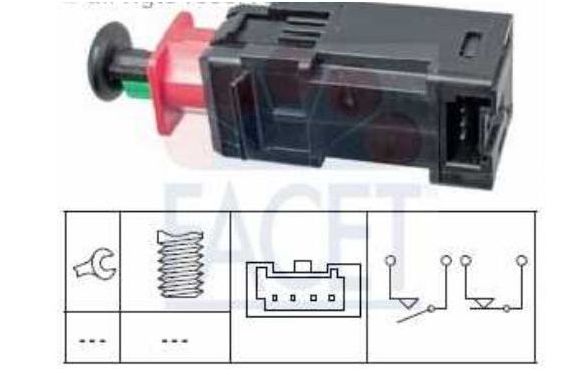 Opel ZAFIRA 2/2008-2011 spínač brzdových svetiel /FACET/