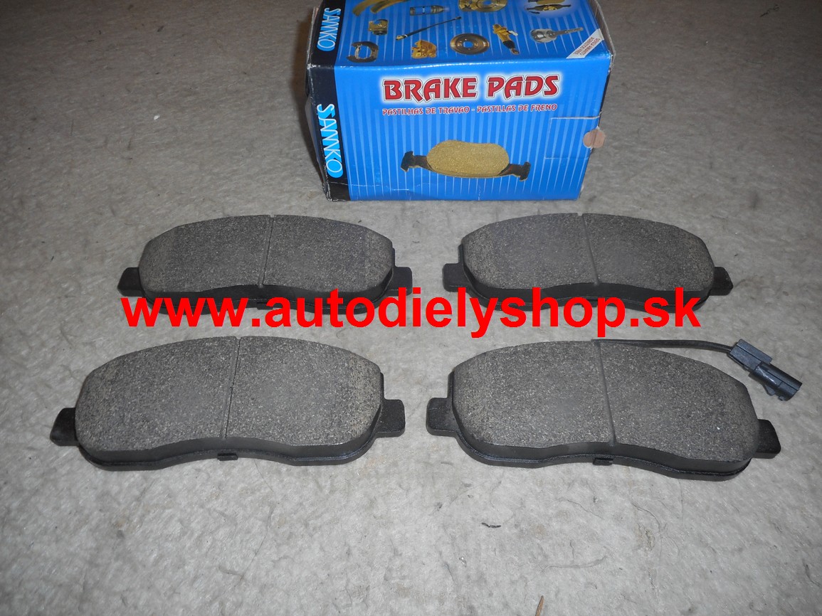 Opel MOVANO 5/2010- predné brzdové platničky sada /SAMKO/